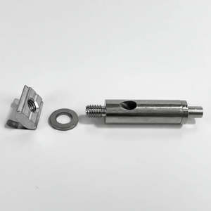 Supporto per cavo regolabile in altezza con molla per telai di tensione in tessuto da 44 mm con scanalatura - Product Image 2