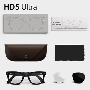 Gafas Inteligentes HD5 Ultra con Cámara de 8MP, Doble Wifi, Llamadas por BT, Control Táctil, Reproductor de Música, Resistentes al Agua IPX4 - Product Image 2