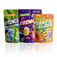 Pochette à fermeture éclair écologique personnalisée sac en plastique avec fenêtre transparente pour l'emballage des aliments pour animaux de compagnie de différentes tailles disponibles