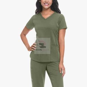 เสื้อสครับสำหรับโรงพยาบาลเสื้อสครับสำหรับผู้ชาย/ผู้หญิง - Product Image 4