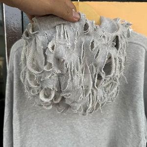 Gran oferta 2025, recién llegado, sudaderas con capucha desgastadas para hombre, sudaderas con capucha desgastadas básicas de mezcla de algodón para hombre - Product Image 4