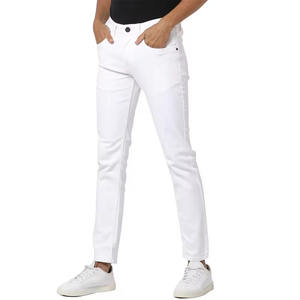 Latest High Quality 2024 Design Men Fit Heavyweight Jeans Latest Trending Best Quality <b>White</b> Denim Jeans Pants - Product Image 1
