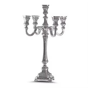 Candelabro de Menorah antiguo de Metal decorativo de alta calidad nuevo diseño para Navidad al por mayor disponible - Product Image 2