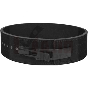 Cinturón de levantamiento de pesas para entrenamiento de gimnasia personalizado de calidad superior, hebilla de palanca, Cinturón de piel de vaca para levantamiento de potencia, logotipo personalizable - Product Image 3