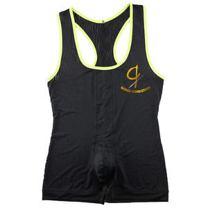 Top qualité hommes une pièce Stretch Viscose lutte Singlet gilet pour motif personnalisé Boxer Style sport body - Product Image 1