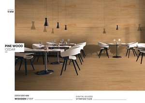 Azulejos de porcelana con aspecto de madera de 200x1200mm, textura Natural, acabado mate, antideslizante, Ideal para uso en interiores, la mejor calidad de grado AAA - Product Image 2