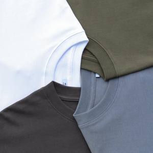 T-shirt unisexe pour homme, décontracté, respirant, écologique, à séchage rapide, anti-froissement, col rond, coupe classique, coton de bambou, devant uni - Product Image 5