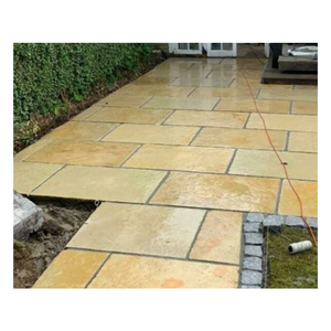 Carrelage en pierre naturelle Tandur, calcaire jaune, pour sols et murs intérieurs et extérieurs, décoration murale et de sol - Product Image 1