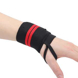 Bandes de poignet élastiques professionnelles avec logo personnalisé pour l'haltérophilie, bandages de soutien du poignet réglables pour la musculation - Product Image 3