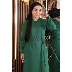 Manteaux, vestes et trench-coats modestes à boutons et côtelés Abaya - Product Image 2