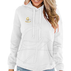 Sudaderas de invierno de Pekín personalizadas de peso pesado para mujer, estilo callejero, manga larga, diseño ajustado, sudaderas con capucha recién llegadas - Product Image 1