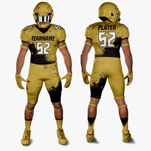 Vente en gros d'uniformes de football américain personnalisés Ensembles personnalisés bon marché Uniformes Chaussettes Sacs Accessoires hautement personnalisés pour les équipes - Product Image 5