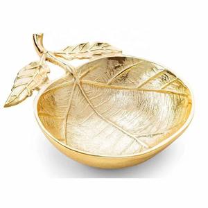 Cuencos Decorativos Modernos Redondos con Acabado Dorado, Ideales para Decoración del Hogar, Exhibición en Mesa de Centro y Estilo Interior Minimalista, de la India - Product Image 4