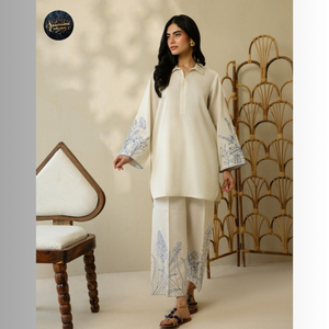 Colección Ssumaira 2025 Presenta Sahar Pret Essentials - RTW Jacquard 2 Piezas Kameez Salwar Anarkali - Product Image 2