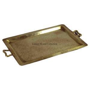 Bandeja para servir alimentos de mesa hecha en cobre y platos y bandejas Base con forma de León fundido de latón, suministros para servir frutas, precio bajo - Product Image 2