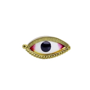 Fashionable Vintage Gold Plated Brass Ring 18K Bezel Setting Stylish Statement Resin Lab Created Unisex for Children Perfect - Product Image 2