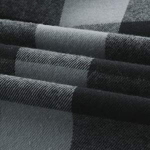 Camisa de Franela con Capucha para Hombre, Camisas a Cuadros, Sudadera con Capucha de Manga Larga, Chaqueta con Botones y Logotipo Personalizado Directo de Fábrica - Product Image 6