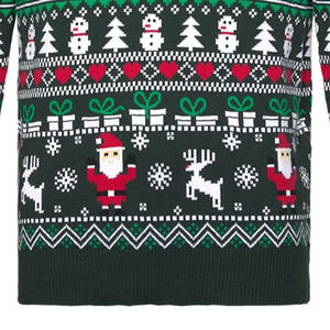 Pull en maille respirant 3D à motif de Noël pour homme et femme, vêtement décontracté de fête, chaud et confortable, manches longues, haut festif - Product Image 4