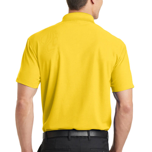 Polo de hombre OEM al por mayor algodón personalizado de alta calidad logotipo bordado tejido de punto estampado cuello patrón Polo camisa de hombre - Product Image 2