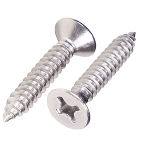 Vis autotaraudeuses à tête fraisée Phillips en acier inoxydable 304, mini-vis à tête plate pour meubles et bois M3 M4 - Product Image 1