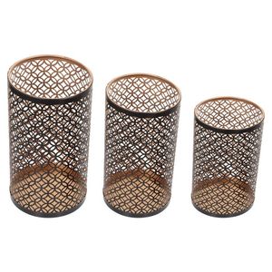 Bougeoirs votifs artistiques en métal avec charme vintage parfaits pour la décoration festive, les cadeaux et les accents de décoration intérieure - Product Image 1