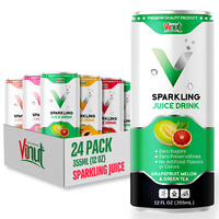 Groothandel/Private Label Mousserende Grapefruit Meloensap Drink 355Ml Vinut Fabrikant-Vrij Monster, Suikervrij Oem/Odm