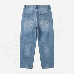 Pantalones Vaqueros de Mezclilla para Hombre, Estilo Vintage, de Alta Calidad, Corte Holgado, Rectos, Anchos, Personalizados al por Mayor - Product Image 2