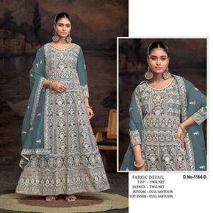 Vestido de novia bordado pesado Inbian exclusivo para mujer, ropa de fiesta, trajes paquistaníes, vestido de novia India 2025 para nueva colección - Product Image 2