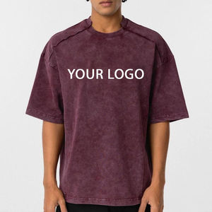 เสื้อยืดคอตตอน 100% ทรงหลวม ไหล่ตก สวมใส่ได้ทุกวัน เสื้อยืดไหล่ตก สีพื้น คอกลม เสื้อยืดไหล่ตก - Product Image 4