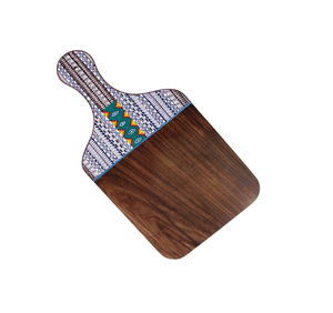 Esmalte impreso y tabla de cortar de madera Impresión hecha a mano verano comedor tabla de cortar de 2 piezas para la venta - Product Image 2