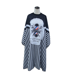 Châle de coiffeur marron classique personnalisé pour la coupe de cheveux imperméable et antistatique OEM d'impression de logo personnalisé - Product Image 6