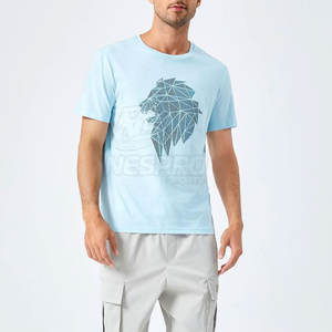 Último estilo superventas de los hombres de punto 100% algodón personalizado camiseta de secado rápido transpirable ecológico - Product Image 2