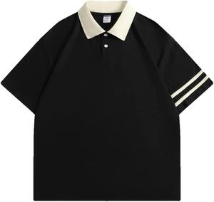 เสื้อโปโลผู้ชาย แขนสั้น แห้งเร็ว ลายเรียบ ไซส์ใหญ่ รับผลิตแบรนด์ส่วนตัว - Product Image 1