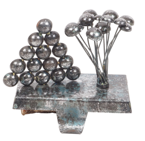 Soporte Decorativo para Calcetines de Metal Ecológico con Gancho en Acabado Blanco Desgastado, Diseño Personalizado, Ancho - Product Image 4