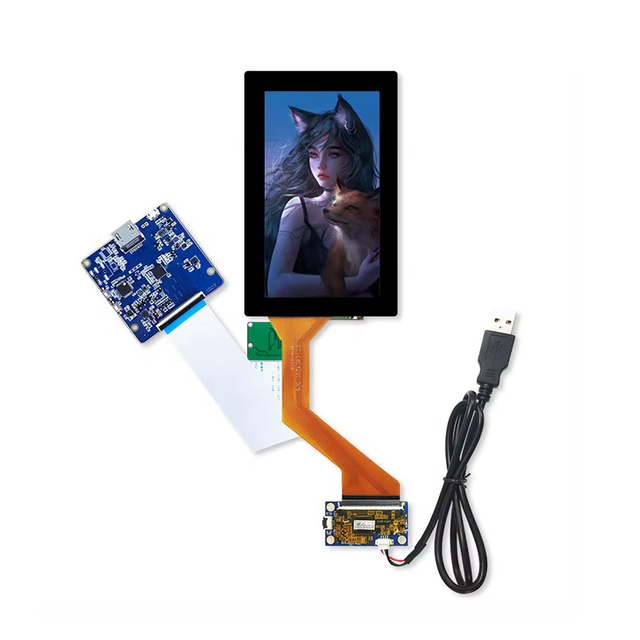 High Brightness 5.5 Inch 2160*3840 4K Mipi Lcd Display Uhd 60 Fps Lcd Touch Screen Panel with Control Board