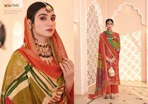 Dola jacquard salwar kameez วิสคอลบริสุทธิ์มีจำหน่ายในอัตราขายส่งเหมาะสำหรับสวมใส่ในงานปาร์ตี้ - Product Image 5