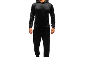 Ensemble survêtement de jogging streetwear deux pièces pour hommes avec logo brodé personnalisé – Vente en gros - Product Image 6