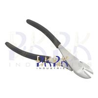 Cortador Diagonal TC con Mordazas de Acero Inoxidable de 200mm, Mango de Espuma Mate, para Joyería, Manualidades DIY, Crimpado de Alta Resistencia, Alambre de Pesca