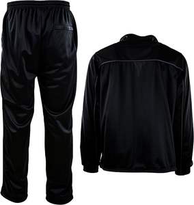 Ensemble de survêtement d'été à motif solide pour hommes avec poche arrière zippée - Product Image 6