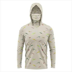Custom Wholesale Men's Performance <b>Fishing</b> Hoodie Quick Dry UV Protected Wholesale multicam Camouflage Design Hunting Outdoor - Product Image 1