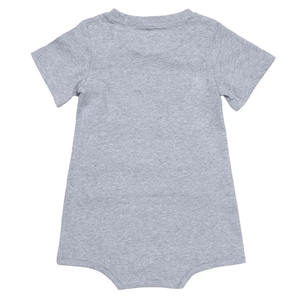 Body de Algodón 100% Estilo Personalizado Color Gris Jaspeado para Niños, con Acceso al Vientre para Catéter G-Tube, Ostomía y Necesidades Especiales, para Verano - Product Image 4