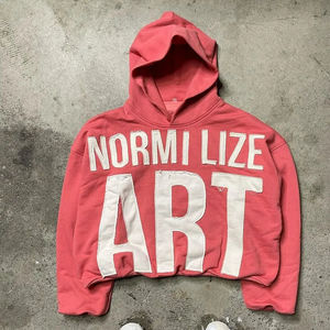 OEM Fit Custom Print logo <b>Men's</b> 100% Cotton Hoodies & Sweatshirts Full <b>Zip</b> <b>up</b> Plain Plus Size <b>Men's</b> Cropped Hoodies for <b>Man</b> - Product Image 3