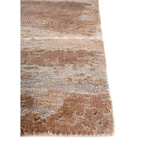 Tapis Entropy en laine et soie de bambou noué à la main, motif abstrait, pour salon, entrée, couloir, design puzzle rectangulaire - Product Image 4