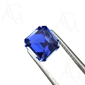 Lab Grown Royal Blue Sapphire Octagon Square Flame Fusion Piedra preciosa facetada Azul aciano sintético 4MM a 20 MM Piedra preciosa suelta - Product Image 5