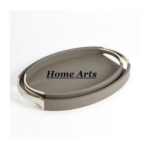 Bandeja de Servicio de Acero Inoxidable para Té y Café con Asas, Bandeja Rectangular de la Mejor Calidad para Servir Chocolates - Product Image 3