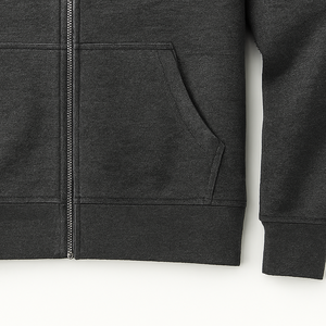 เสื้อฮู้ดมีซิปของผู้ชายผ้าฝ้าย100% ระบายอากาศเครื่องแต่งกายระบายความร้อนลายพื้นใส่ได้พอดีตัว - Product Image 3