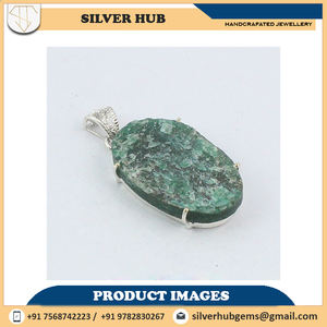 Colgante único de Plata de Ley 925, seraphinita hecha a mano, al mejor precio - Product Image 6