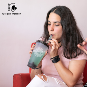 Caja de 120 tazas de Luna reutilizables de 24 oz con tapa y pajitas de tapioca para sus bebidas - Product Image 4