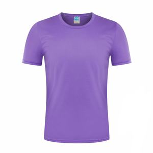 Camiseta de hombre en blanco liso de poliéster 100% de secado rápido barata al por mayor en 14 colores, camiseta impresa con logotipo personalizado para hombre - Product Image 6