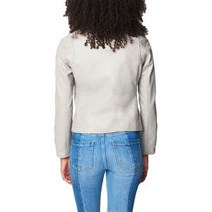 Chaquetas de Cuero de Moda para Mujer, Novedad, para Invierno / Chaquetas de Cuero Lisas de Manga Larga para Mujer, Más Vendidas - Product Image 4